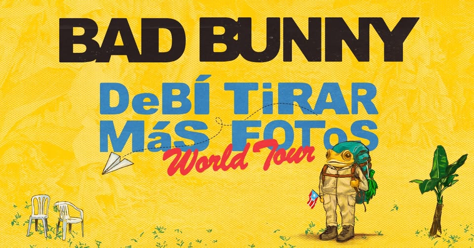 Bad Bunny tour poster